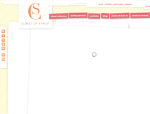 Tablet Screenshot of closetofstyle.com